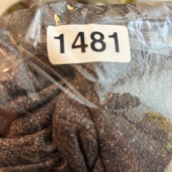 Max Azria BCBG ladies Lamb Fur Shrug XS Brown Coat Capsule Virgin Wool vtg tweed - Picture 12 of 13